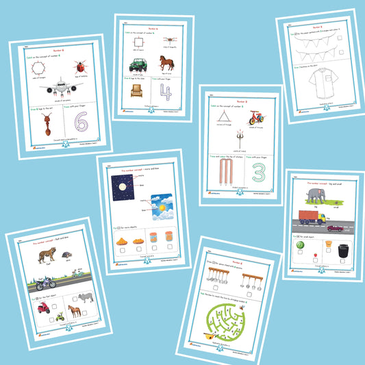 30-Day Maths Number Adventure Activity Worksheet Set Level 1
