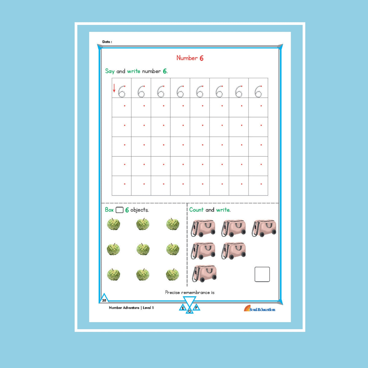 30-Day Maths Number Adventure Activity Worksheet Set Level 1