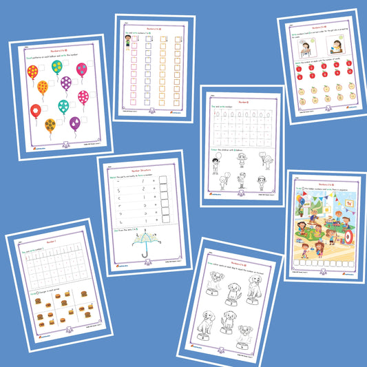 30-Day Maths Skill Quest  Activity Worksheet Set Level 1