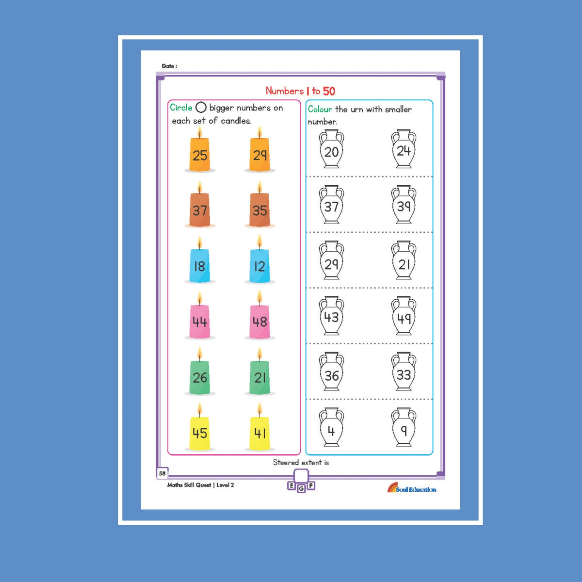 30-Day Maths Skill Quest  Activity Worksheet Set Level 2