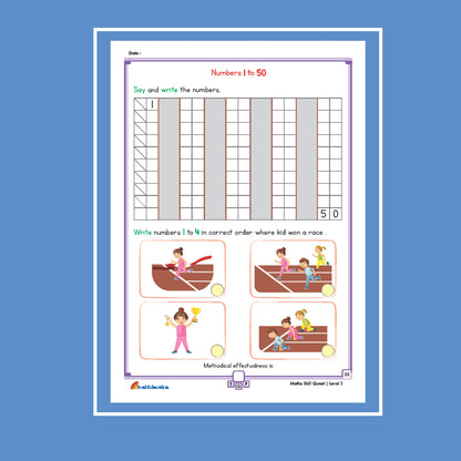 30-Day Maths Skill Quest  Activity Worksheet Set Level 2
