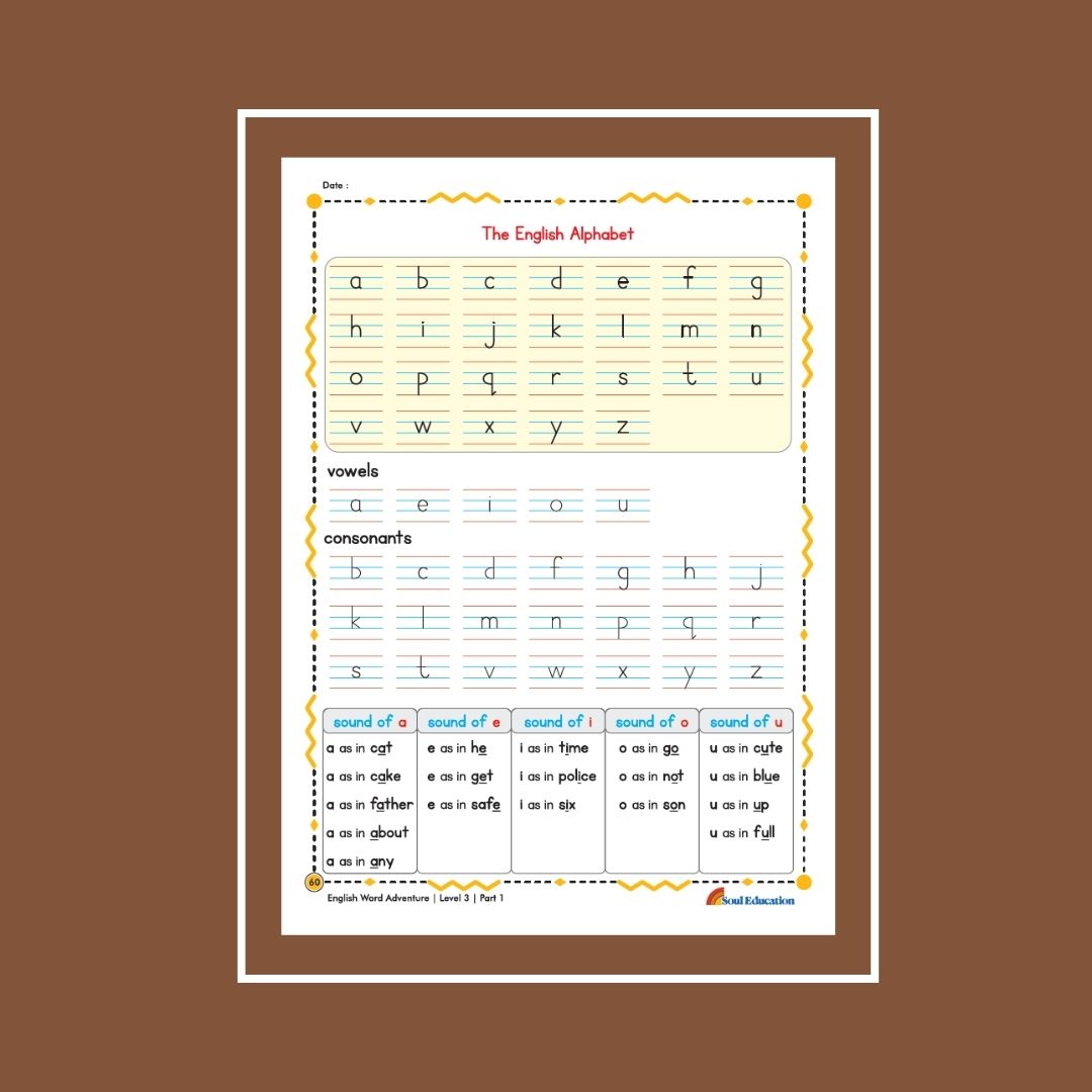 30-Day Word Adventure Activity Worksheet Set Level 3 Part 1