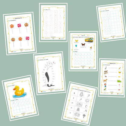 Level 1 Worksheet Yearly Set